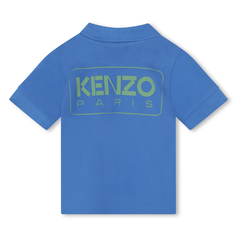 Cotton pique polo shirt KENZO KIDS 
                    BOY