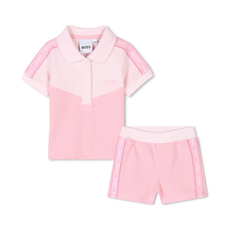 Polo shirt and shorts set BOSS 
                    GIRL