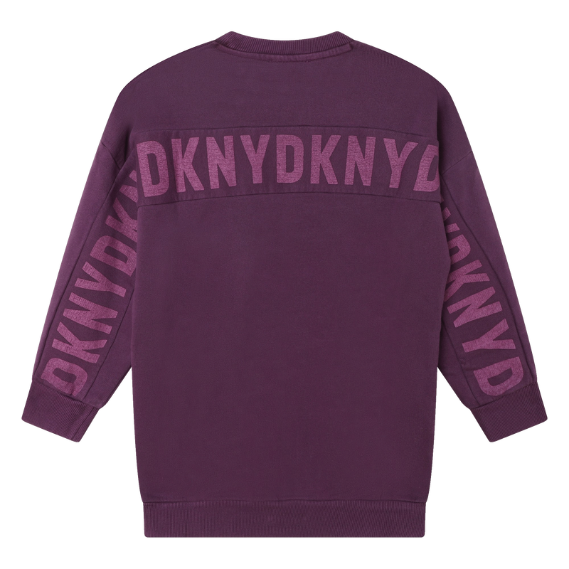Logo cotton dress DKNY 
                    GIRL