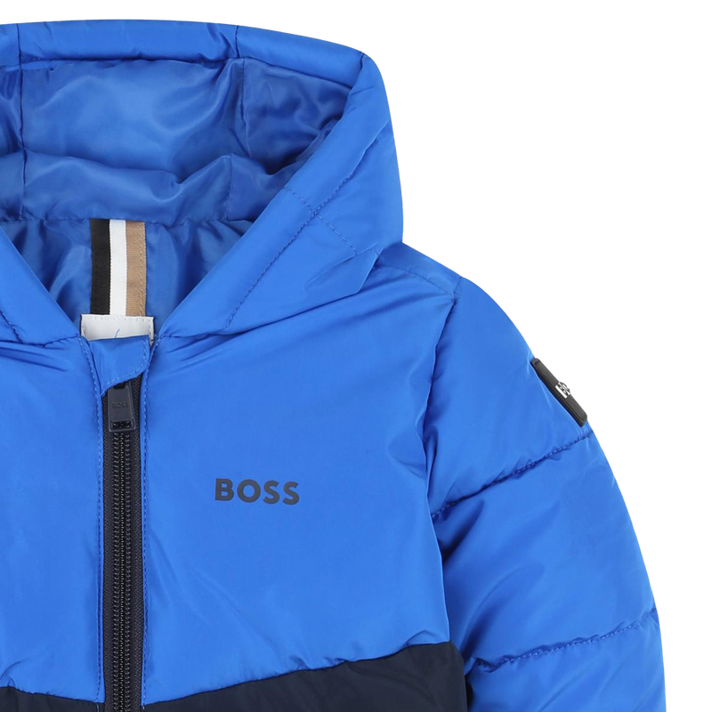 Two-Tone Hooded Puffer Jacket BOSS 
                    BOY