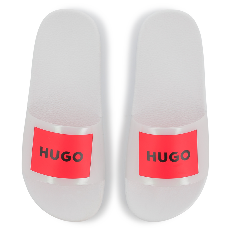 Sliders with badges HUGO 
                    GIRL