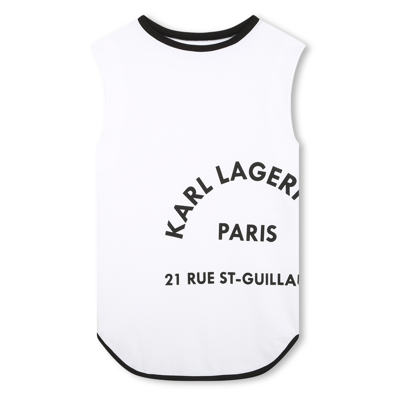 Printed Beach Dress KARL LAGERFELD KIDS 
                    GIRL