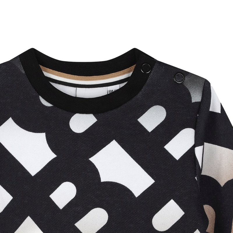 Tricolored Printed Sweatshirt BOSS 
                    BOY