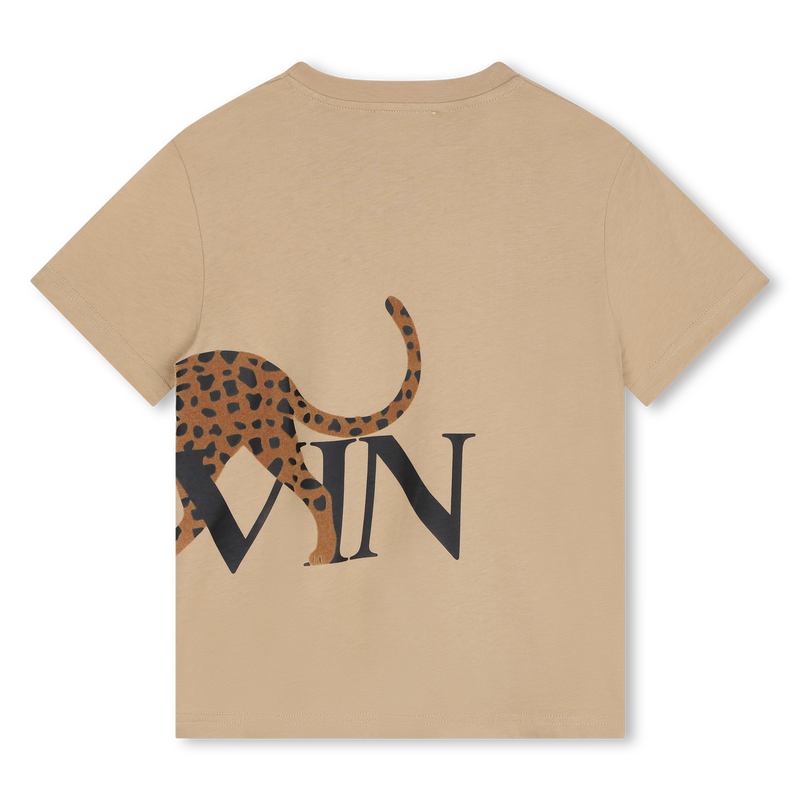 Hobo Cat Print T-Shirt LANVIN 
                    BOY