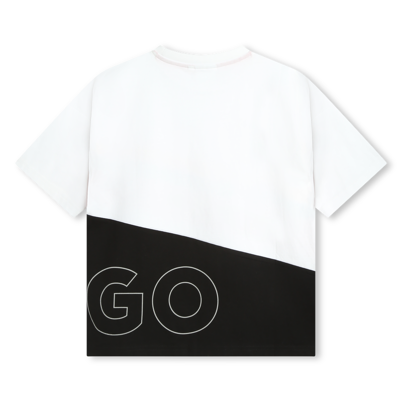Short-sleeved cotton T-shirt HUGO 
                    BOY