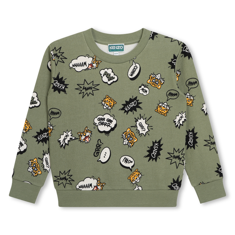 Printed fleece sweatshirt KENZO KIDS 
                    BOY