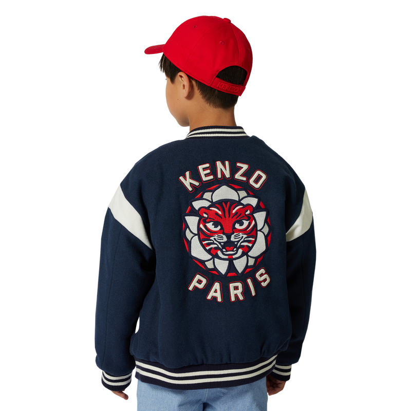 Embroidered press-stud jacket KENZO KIDS 
                    BOY