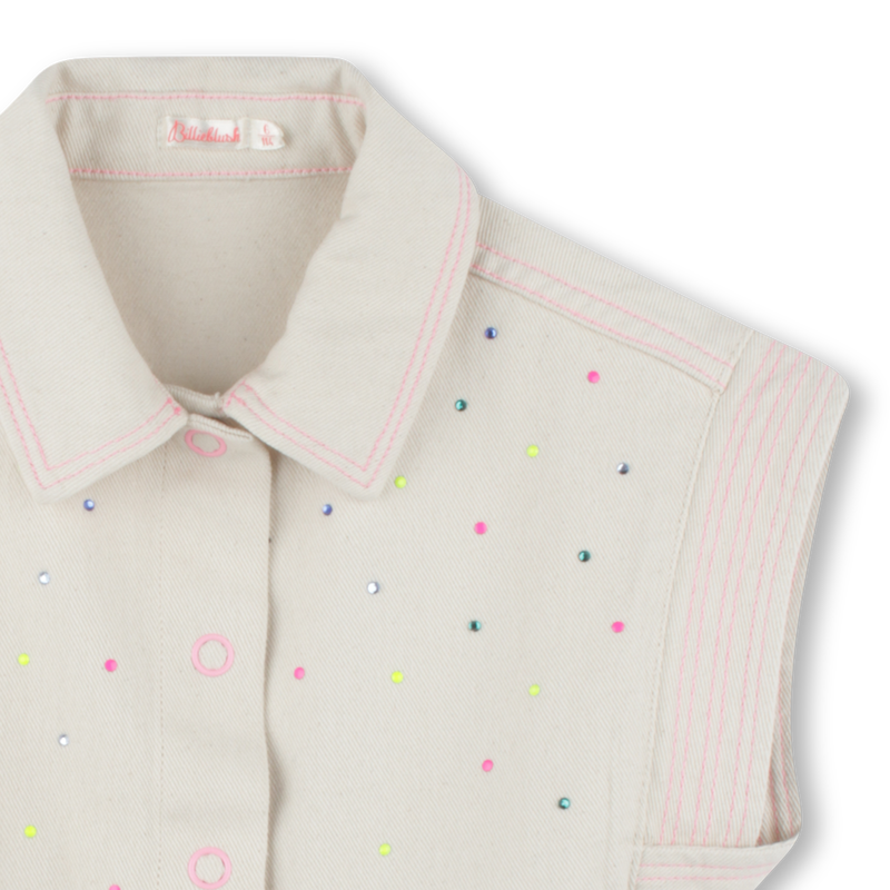 Short-sleeved cotton jacket BILLIEBLUSH 
                    GIRL