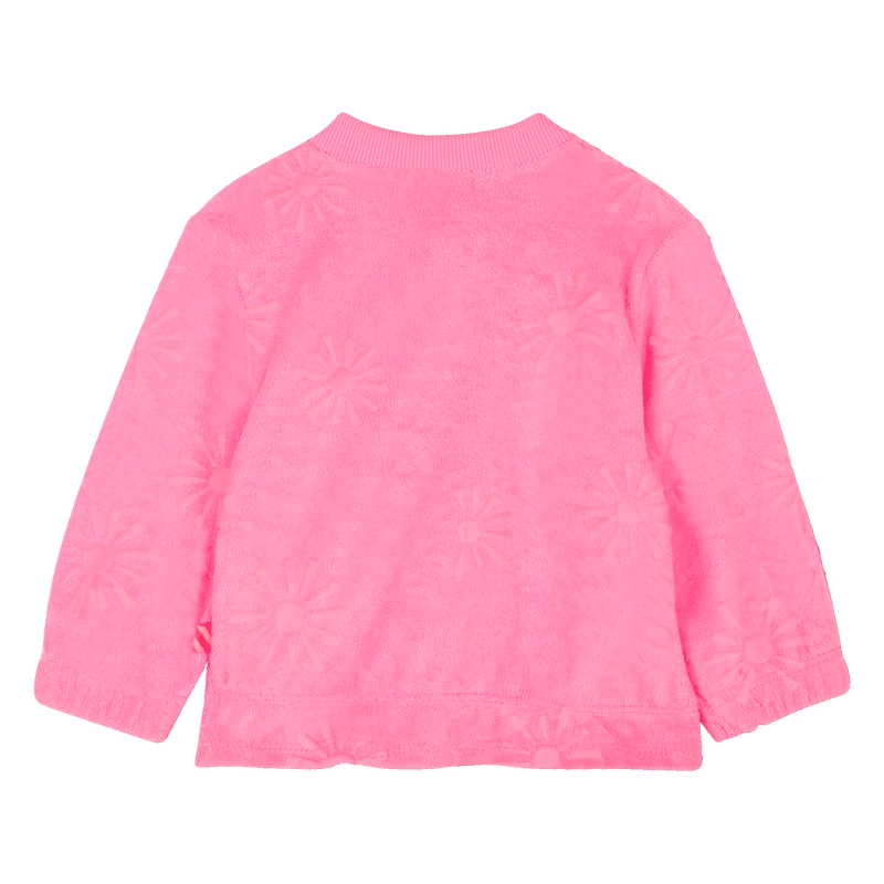Zip-up terry cloth cardigan BILLIEBLUSH 
                    GIRL