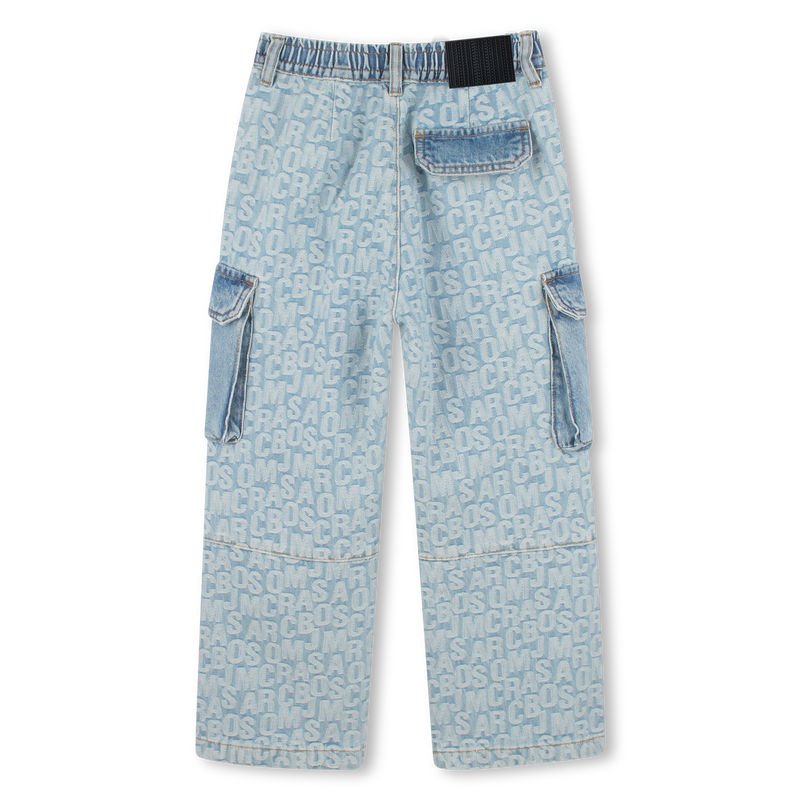 Cotton denim cargo trousers THE MARC JACOBS 
                    BOY
