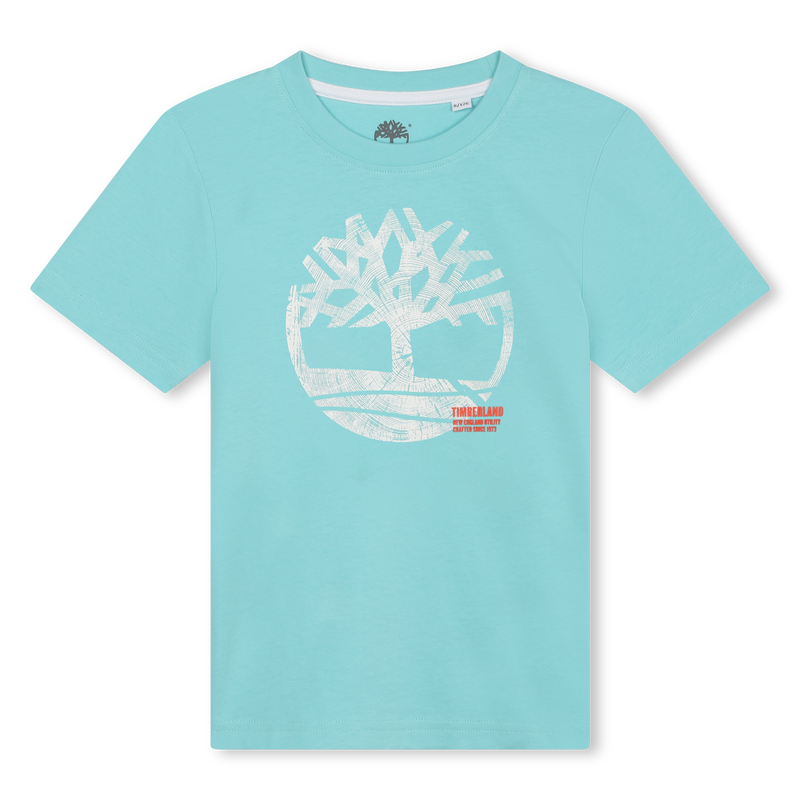 Short-Sleeved Cotton T-Shirt TIMBERLAND 
                    BOY