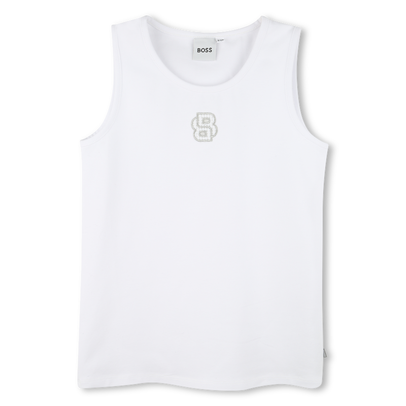 Embroidered tank top BOSS 
                    GIRL