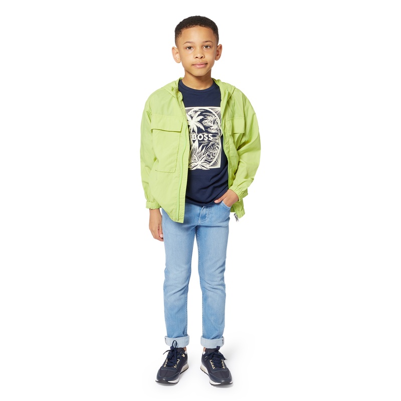 Short-sleeved cotton T-shirt BOSS 
                    BOY