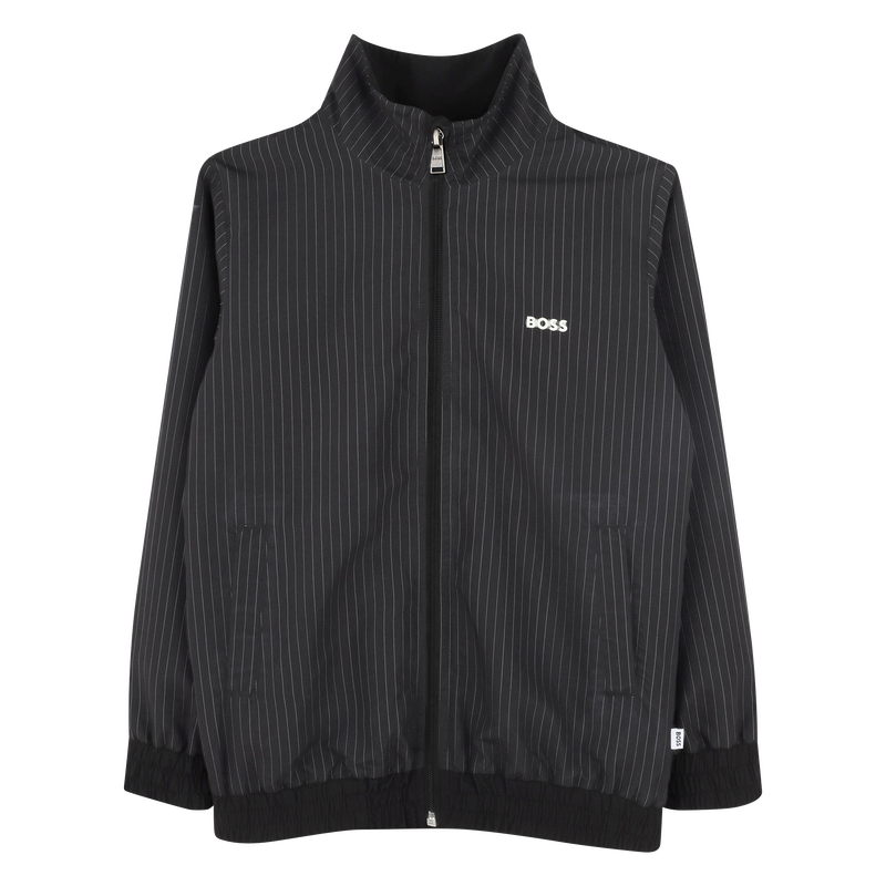Zip-up high neck sweatshirt BOSS 
                    BOY