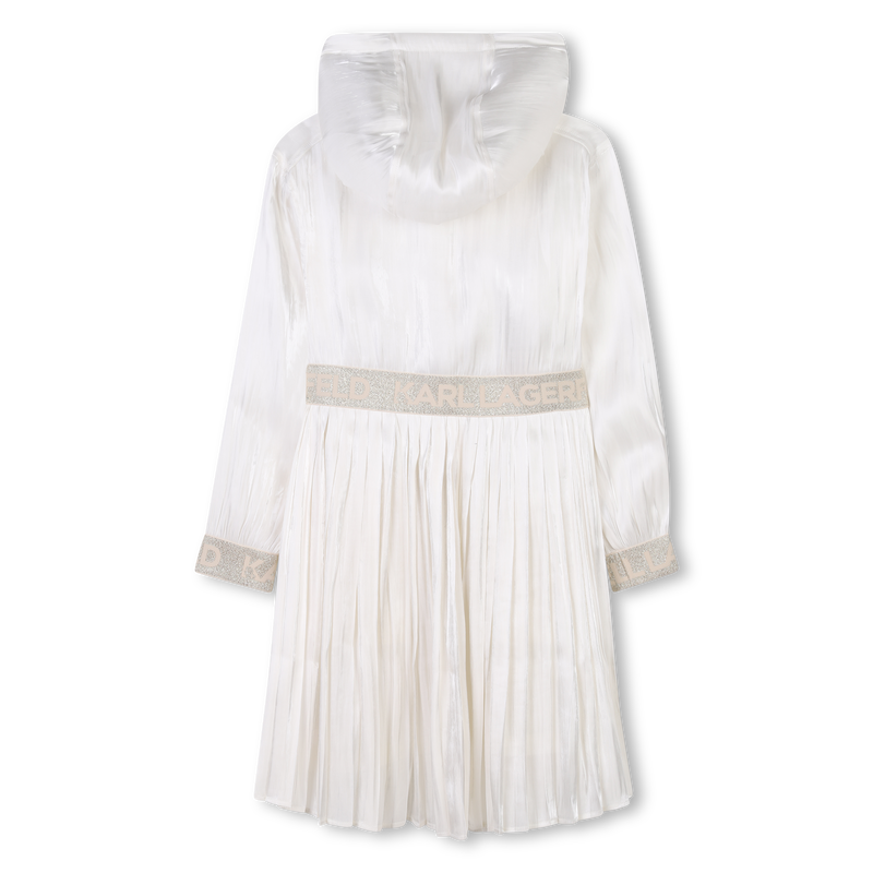 Zip-up hooded windbreaker KARL LAGERFELD KIDS 
                    GIRL