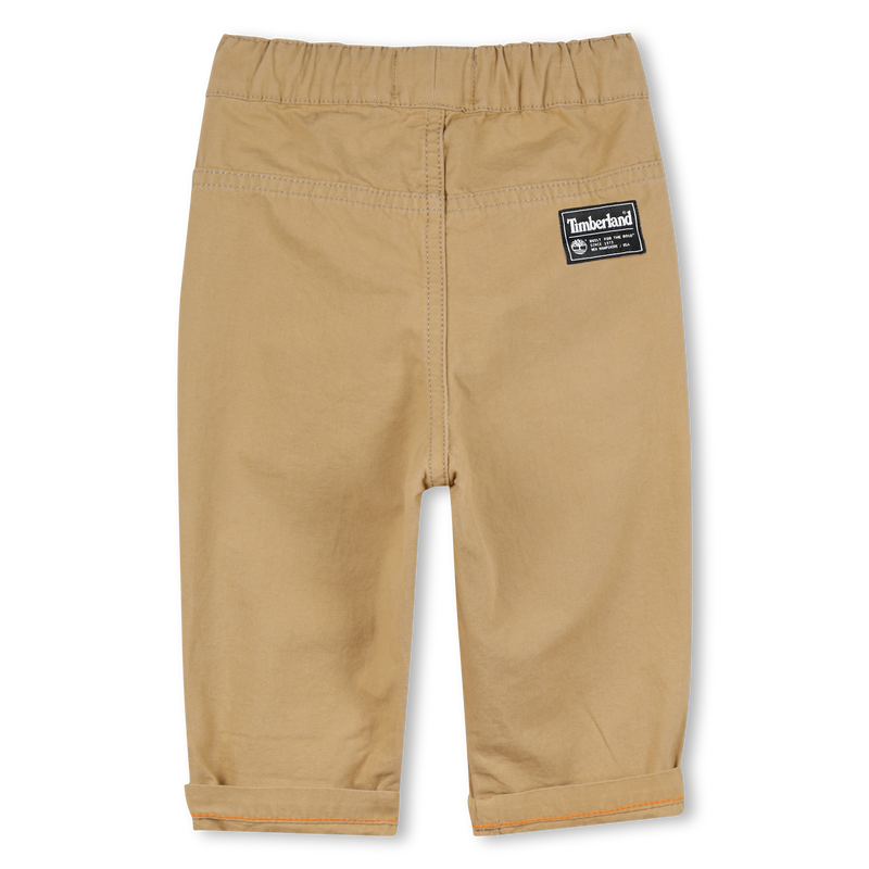 Wide-leg gabardine trousers TIMBERLAND 
                    BOY