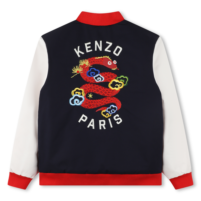 Jacket with contrast sleeves KENZO KIDS 
                    UNISEX