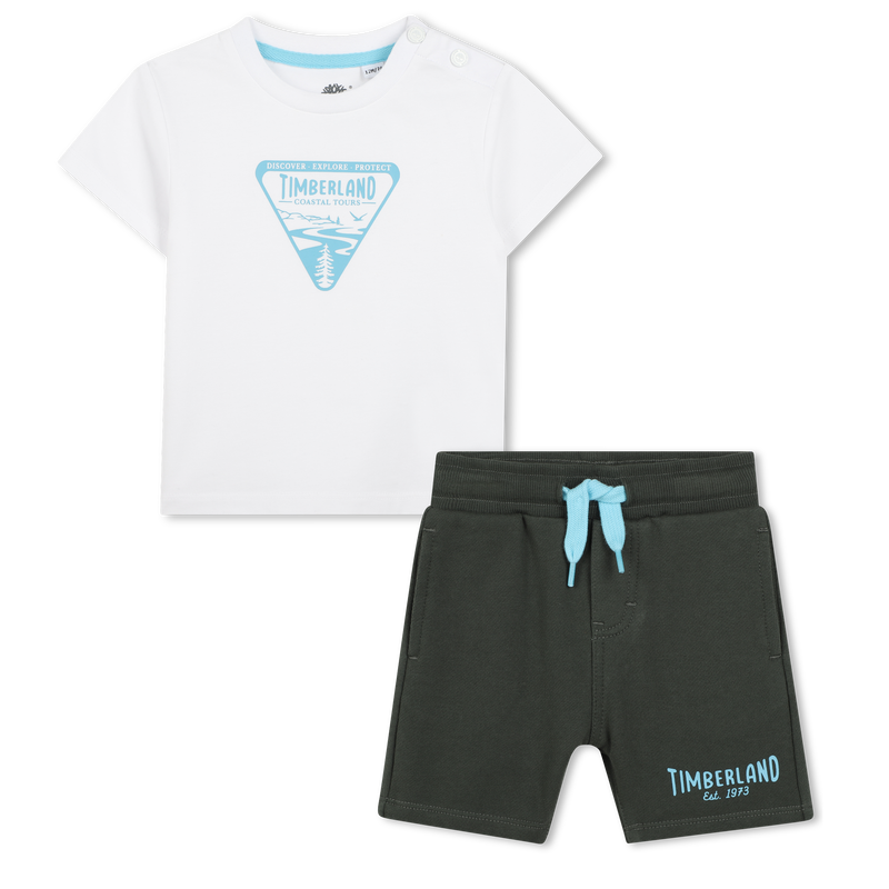 T-shirt and shorts outfit TIMBERLAND 
                    BOY