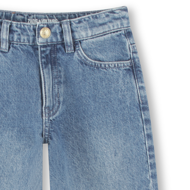 Straight-cut adjustable jeans ZADIG & VOLTAIRE 
                    GIRL