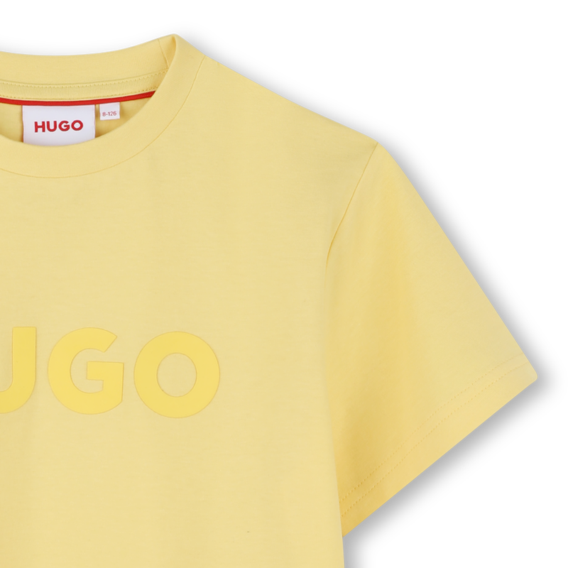 Short-sleeved cotton T-shirt HUGO 
                    BOY