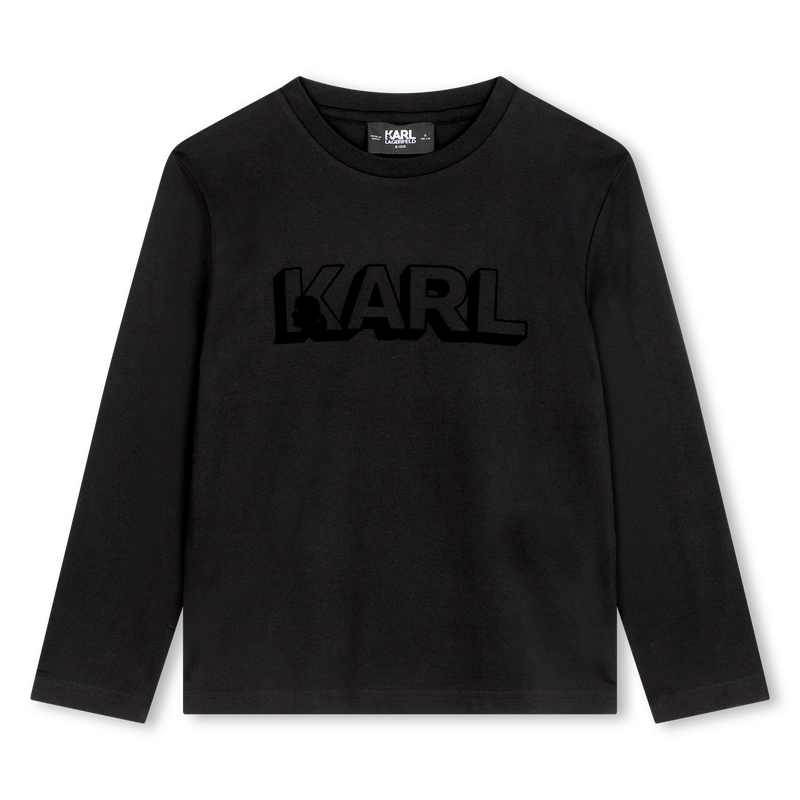 Long-Sleeved T-Shirt KARL LAGERFELD KIDS 
                    BOY