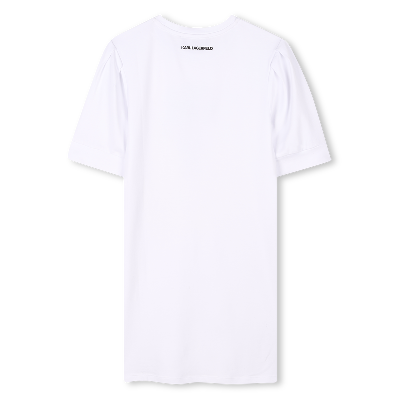 Short-sleeved dress KARL LAGERFELD KIDS 
                    GIRL