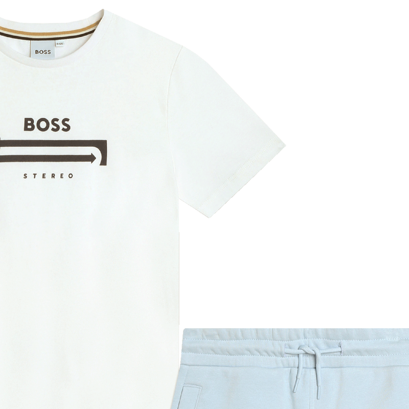 Cotton jersey set BOSS 
                    BOY