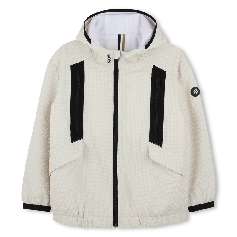 Zip-up hooded windbreaker BOSS 
                    BOY
