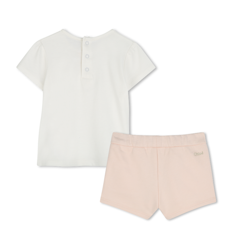 Cotton T-shirt and shorts CHLOE 
                    GIRL