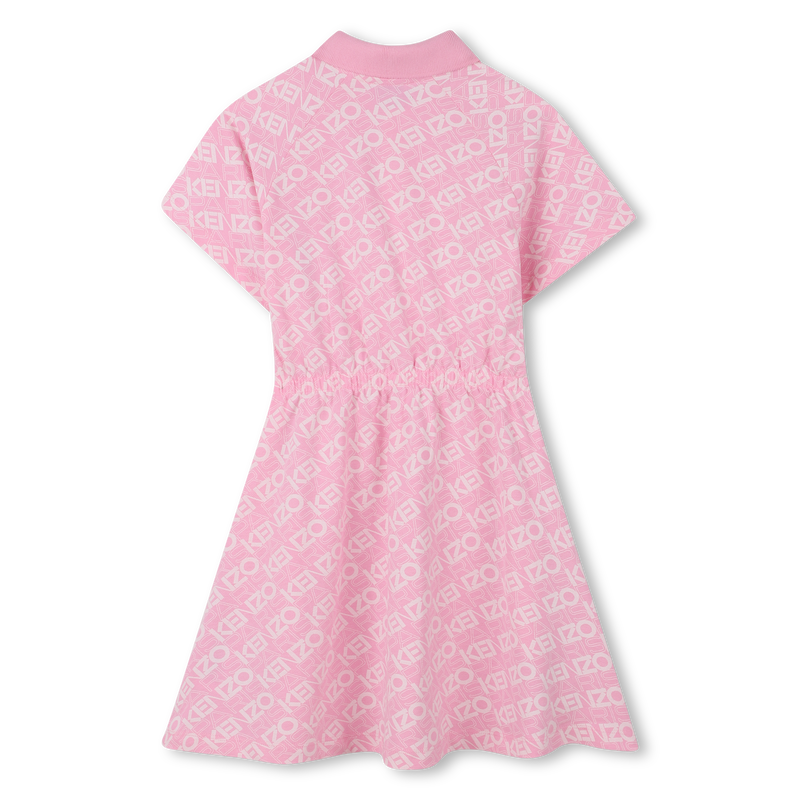 Raglan sleeve polo dress KENZO KIDS 
                    GIRL