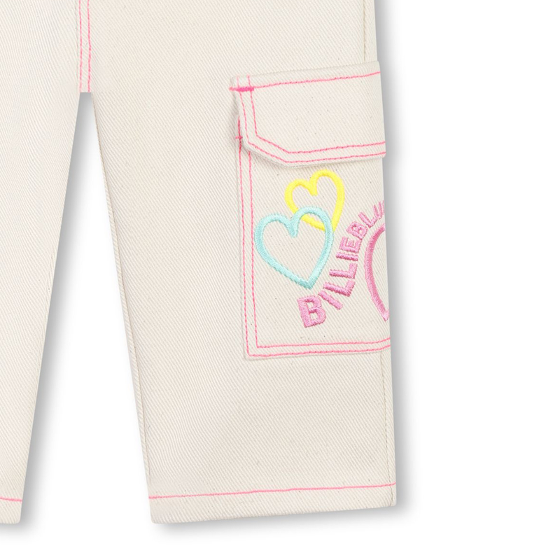 Embroidered Cotton Trousers BILLIEBLUSH 
                    GIRL