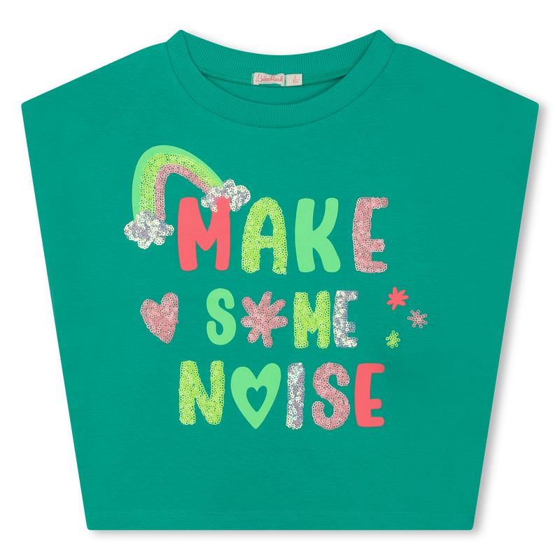 Sequin slogan t-shirt BILLIEBLUSH 
                    GIRL