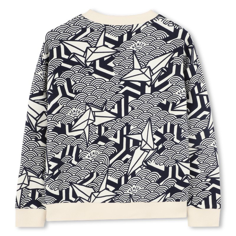 Cotton fleece sweatshirt KENZO KIDS 
                    UNISEX