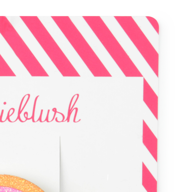 Hair clip with illustration BILLIEBLUSH 
                    GIRL