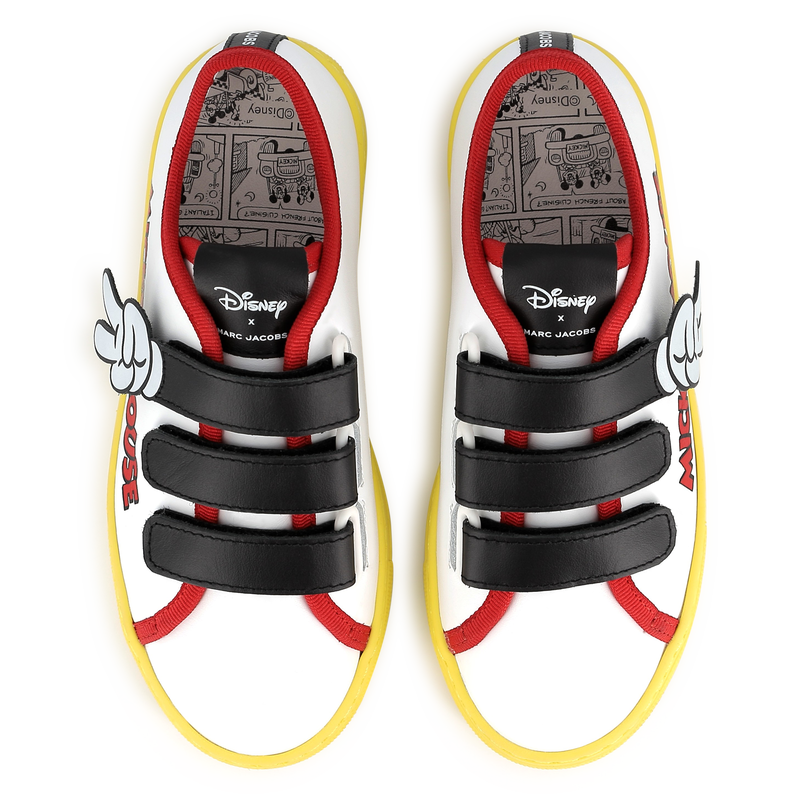 Velcro leather sneakers THE MARC JACOBS 
                    BOY