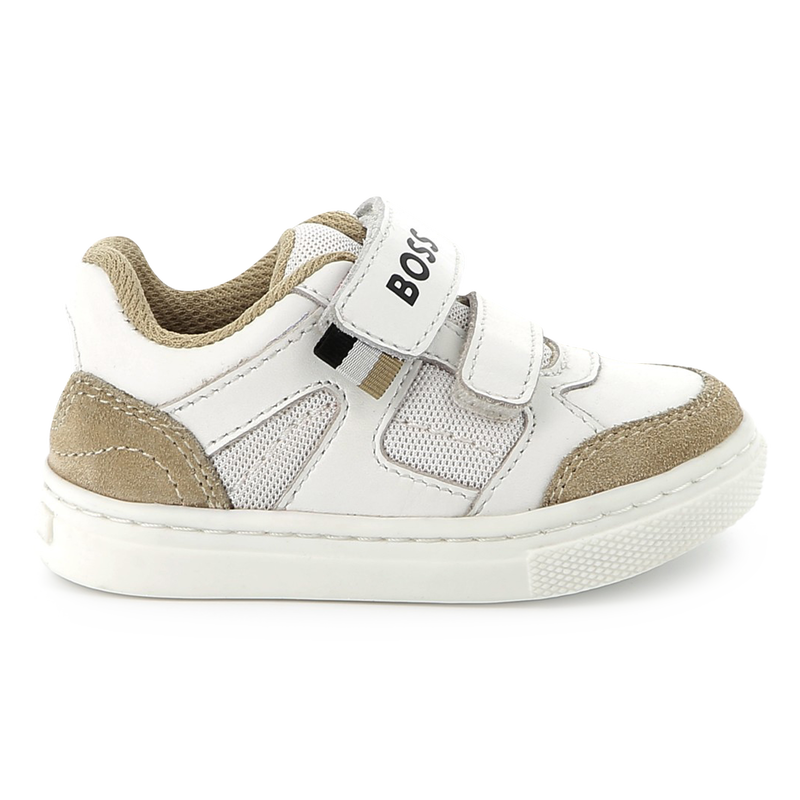 Leather Velcro sneakers BOSS 
                    BOY