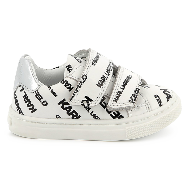 Leather Velcro sneakers KARL LAGERFELD KIDS 
                    UNISEX