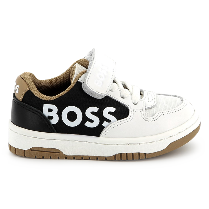 Leather lace-up sneakers BOSS 
                    BOY