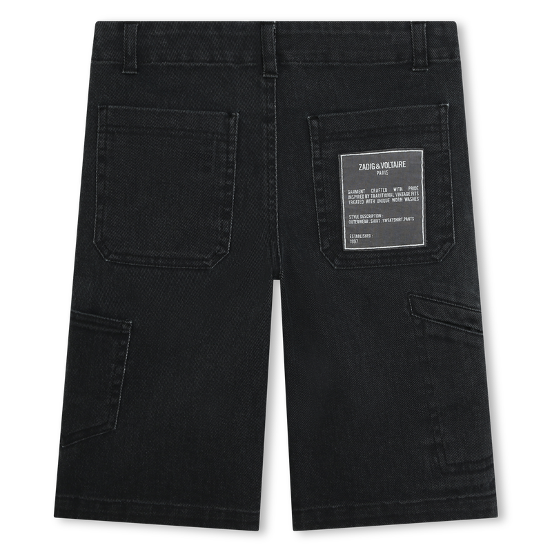 Cotton Twill Bermudas ZADIG & VOLTAIRE 
                    BOY