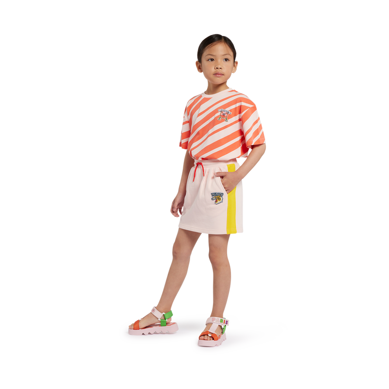 Logo patch printed T-shirt KENZO KIDS 
                    GIRL