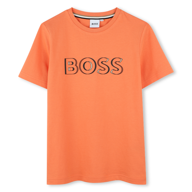 Short-sleeved cotton T-shirt BOSS 
                    BOY