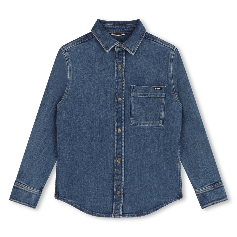 Button-Up Denim Shirt BOSS 
                    BOY