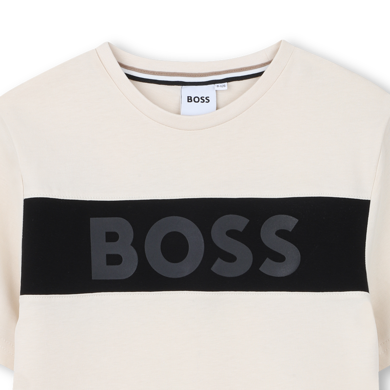 Cotton T-shirt and shorts BOSS 
                    BOY