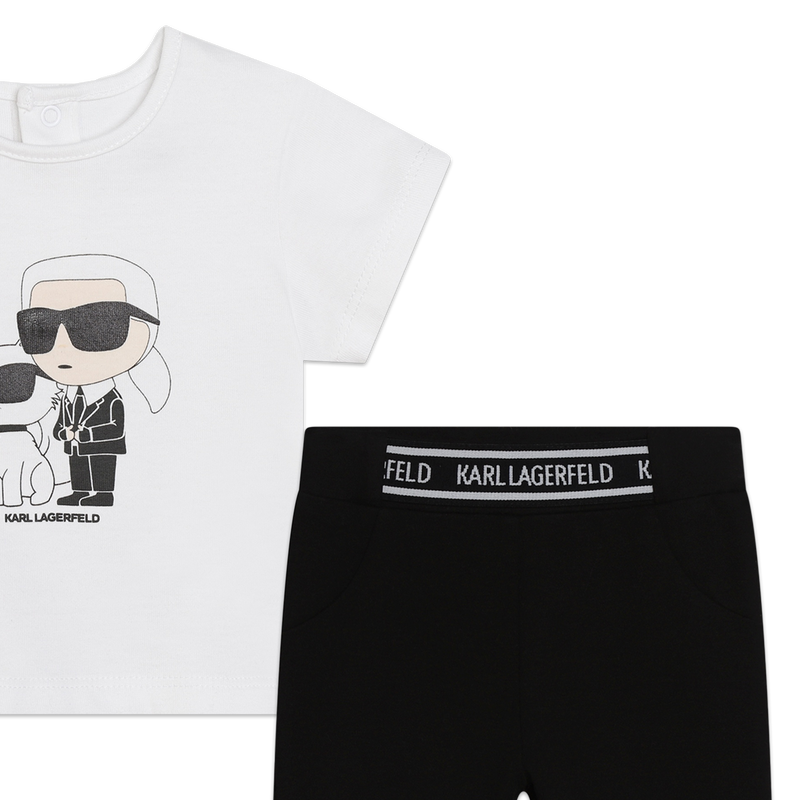 Organic Cotton Ensemble KARL LAGERFELD KIDS 
                    GIRL
