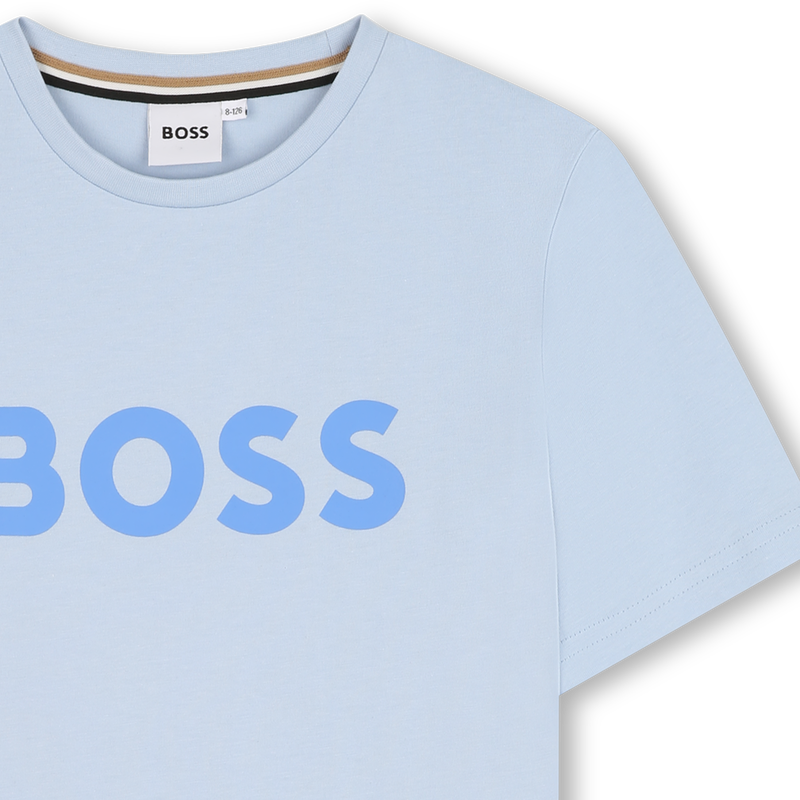 Short-sleeved cotton T-shirt BOSS 
                    BOY