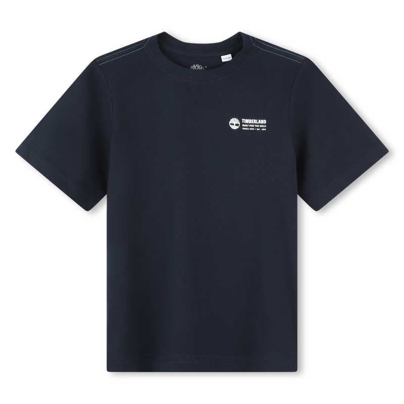 Short-Sleeved Cotton T-Shirt TIMBERLAND 
                    BOY