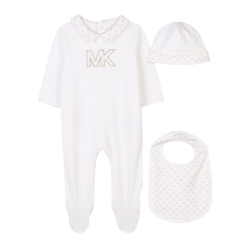 Cotton pajamas, hat and bib MICHAEL KORS 
                    UNISEX