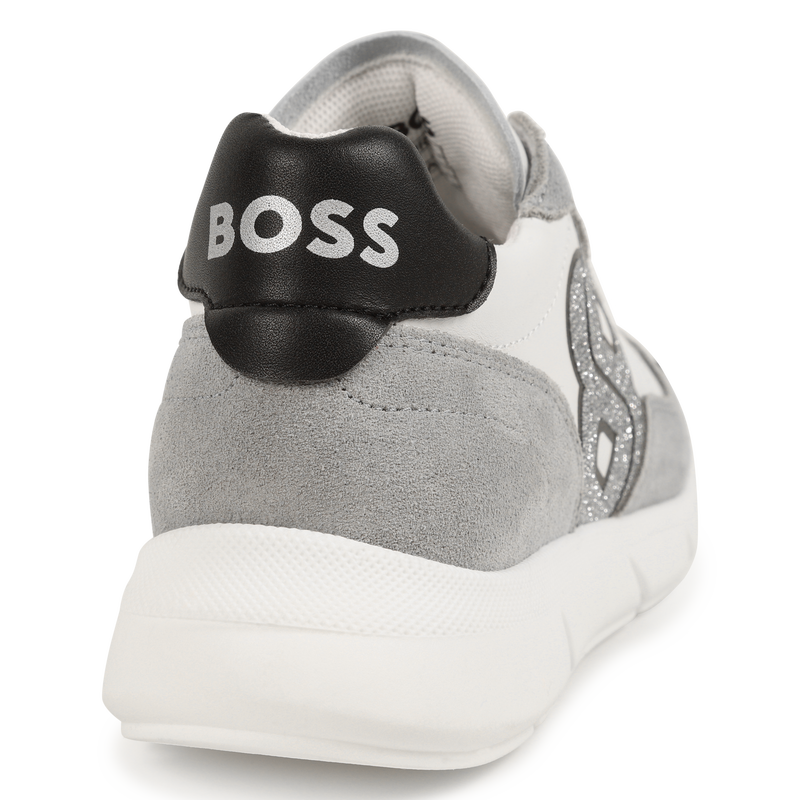 Lace-Up Leather Sneakers BOSS 
                    GIRL