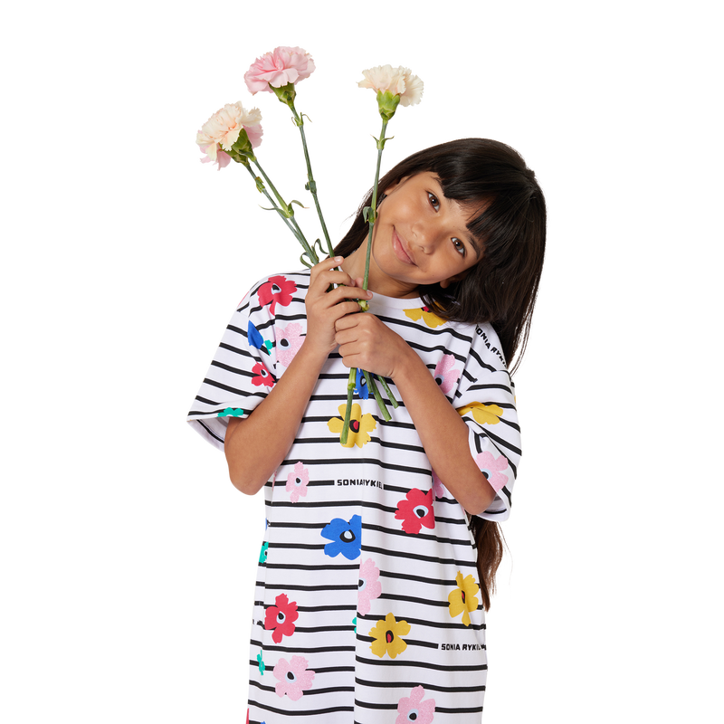Short Straight Printed Dress SONIA RYKIEL 
                    GIRL