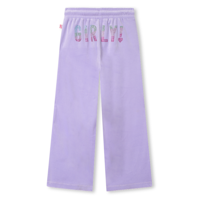 Velvet sweatpants BILLIEBLUSH 
                    GIRL